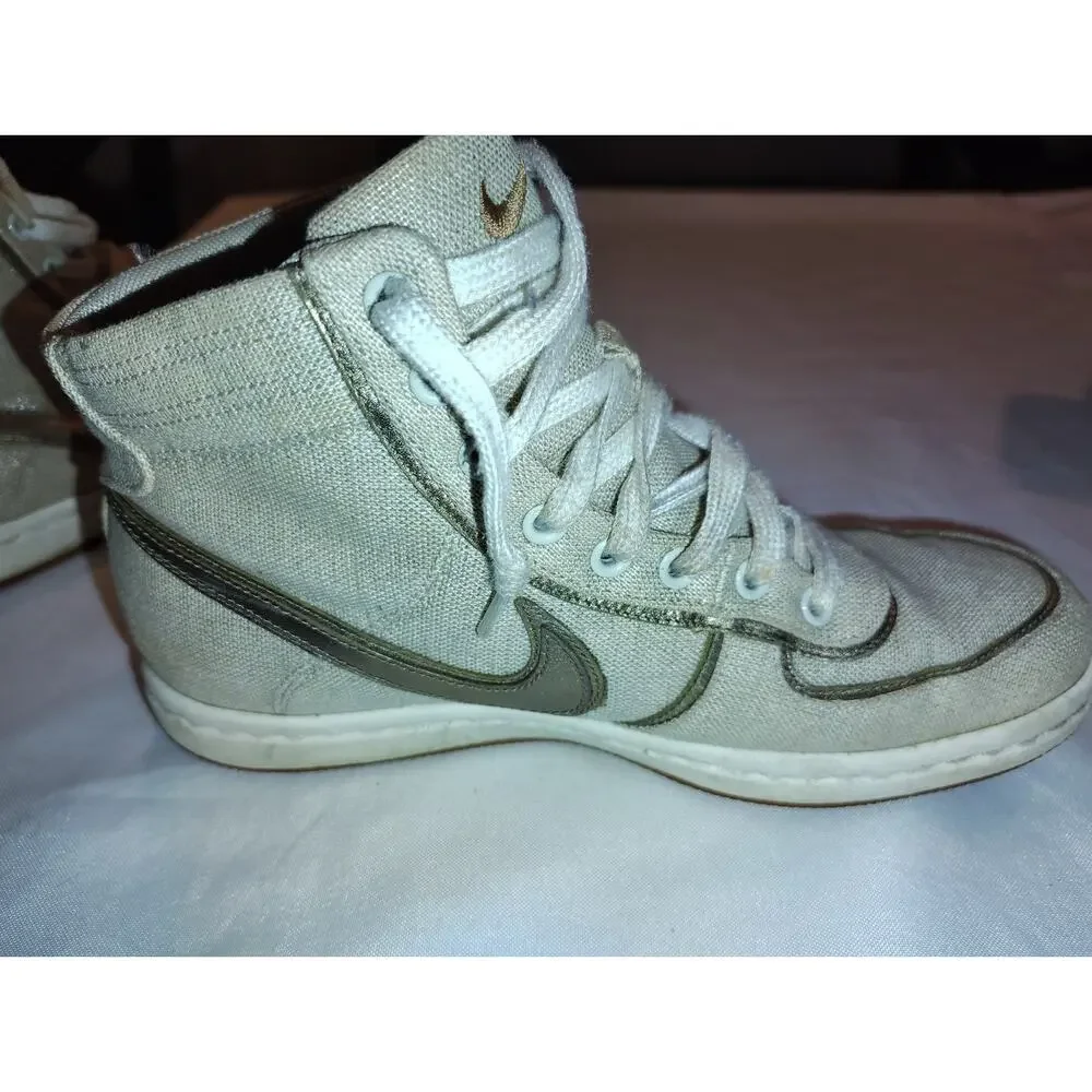 Nike Air 330238-221 Womens Metallic Canvas Sneaker Shoe size 6.5